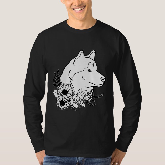 T-shirt Floral Husky (Devant)