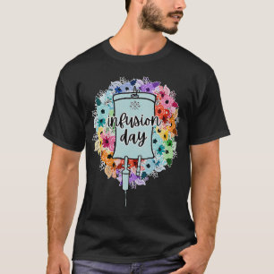 T-shirt Floral Infusion Day Therapy Nurse Minimalist Botan