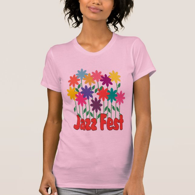 T-shirt Floral Jazz Fest (Devant)