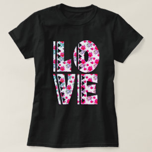 T-shirt Floral Love