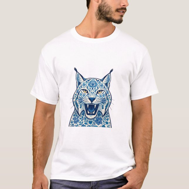 T-shirt Floral lynx (Devant)