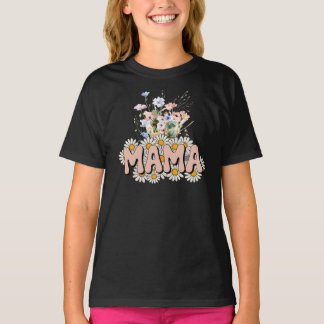 T-shirt Floral Mama, Mother's Day Gift