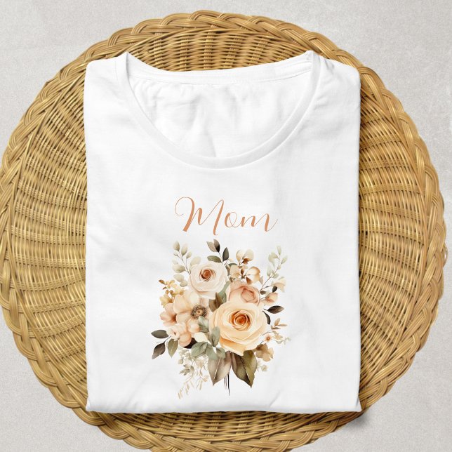 T-shirt Floral Maman (Créateur téléchargé)