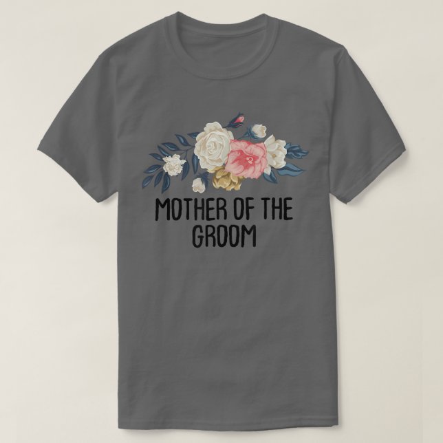 T-shirt Floral Mère Drôle De La Pièce (Design devant)