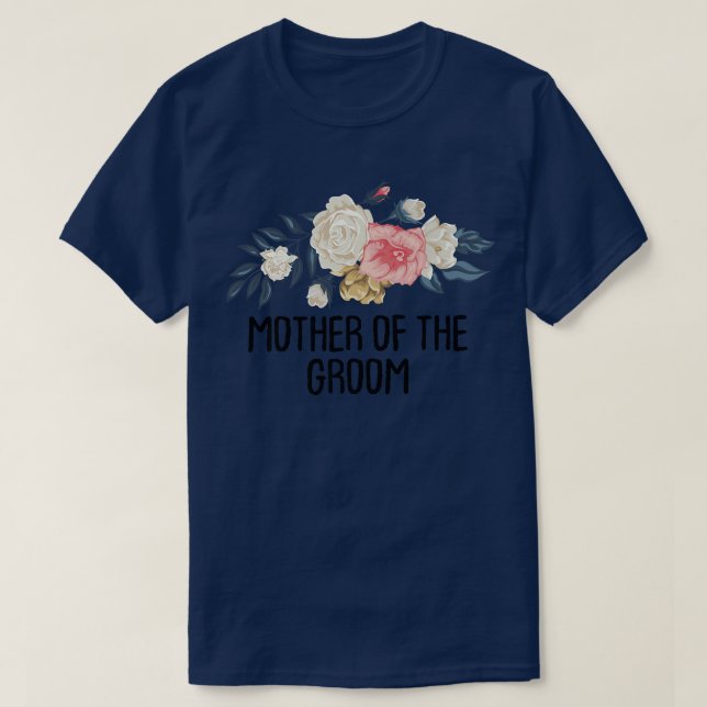 T-shirt Floral Mère Drôle De La Pièce (Design devant)