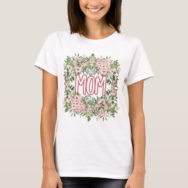 T-shirt Floral Mom (Devant)