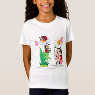 T-shirt floral pour filles