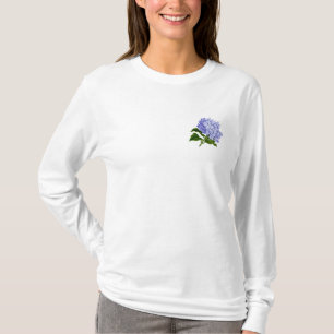 T-shirt Floral pourpre