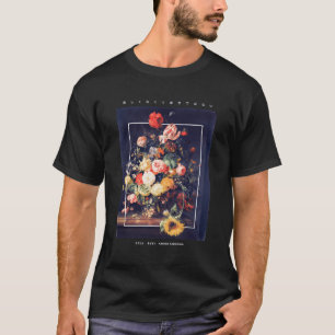 T-shirt Floral Rose Art Flower Streetwear Esthétique Décon