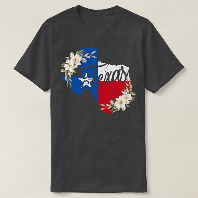 T-shirt Floral Texas (Design devant)
