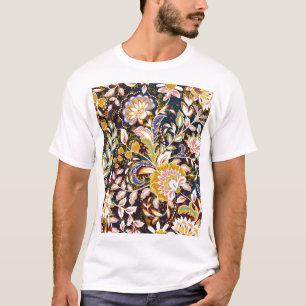 T-shirt Floral Vintage Provence Motif multicolore