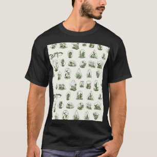 T-shirt Florarium Succulent : Conception géométrique Vinta