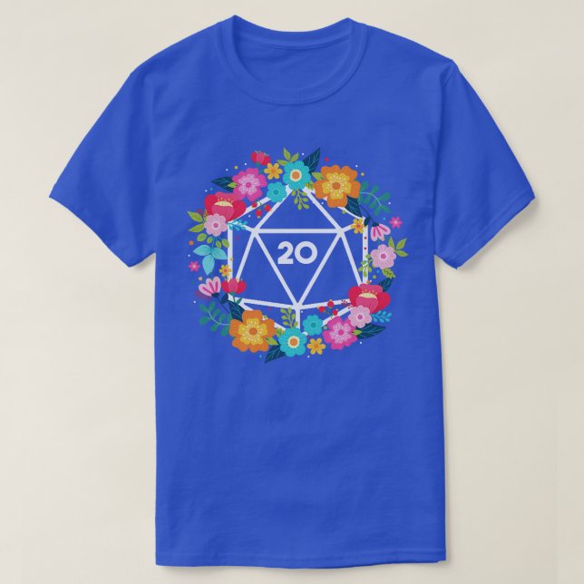 T-shirt Flordal D20 dés (Design devant)