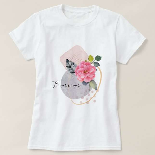 T-shirt Flore Collage (Design devant)