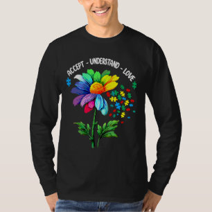 T-shirt Flore Sensibilisation sur l'autisme Fleur margueus