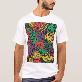 T-shirt Flore tropicale vintage : Fond d'écran Cool