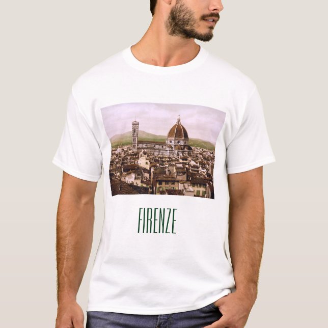T-shirt Florence à la fin du 19ème siècle (Devant)