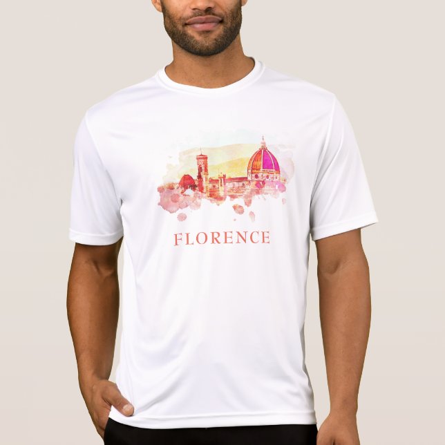 T-shirt ** Florence Florence Panorama Italie AP12 Italie (Devant)