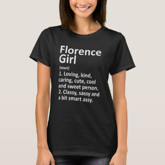 T-shirt Florence Girl Ms Mississippi Funny City Accueil Ra