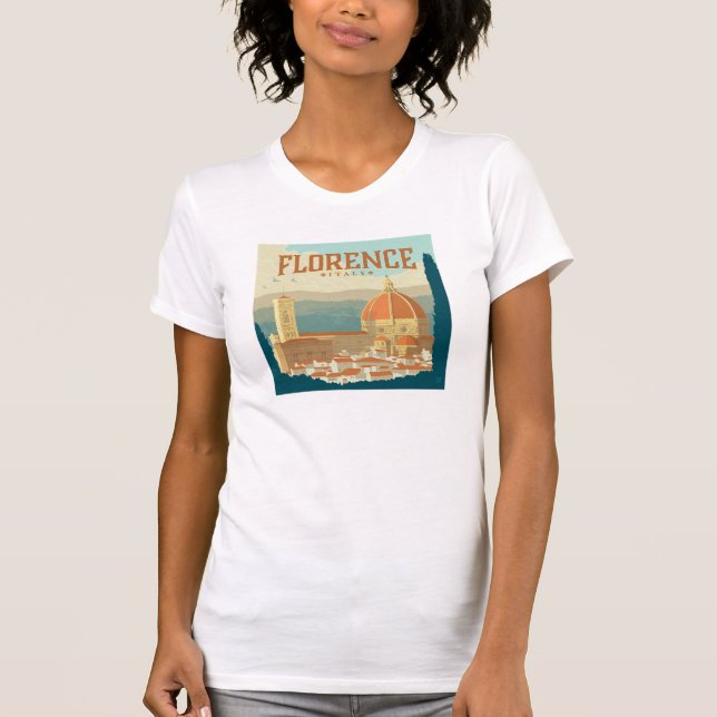 T-shirt Florence, Italie (Devant)