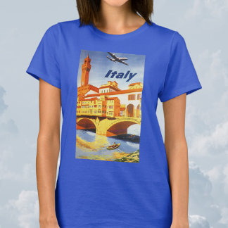 T-shirt Florence Italie Pont Vecchio Bridge Voyage Vintage