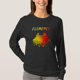T-shirt Florence Italie Splash Ville Florence Souvenir