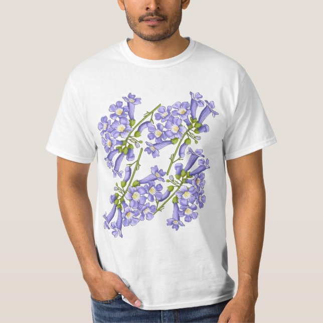 T-shirt Flores do Brasil jacaranda (Devant)