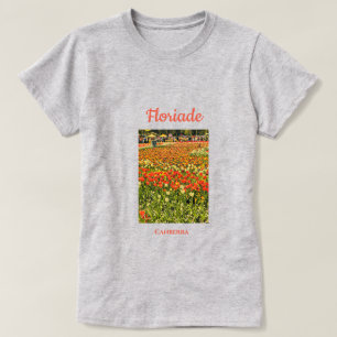 T-shirt Floriade Canberra festival de fleurs Voyage art