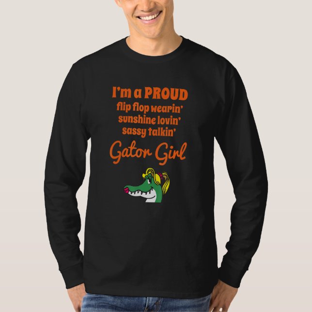 T-shirt Florida Fière fille Gator (Devant)