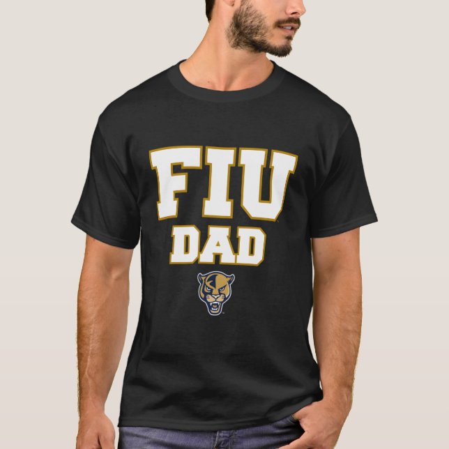 T-shirt Florida International Fiu Panthers Papa (Devant)