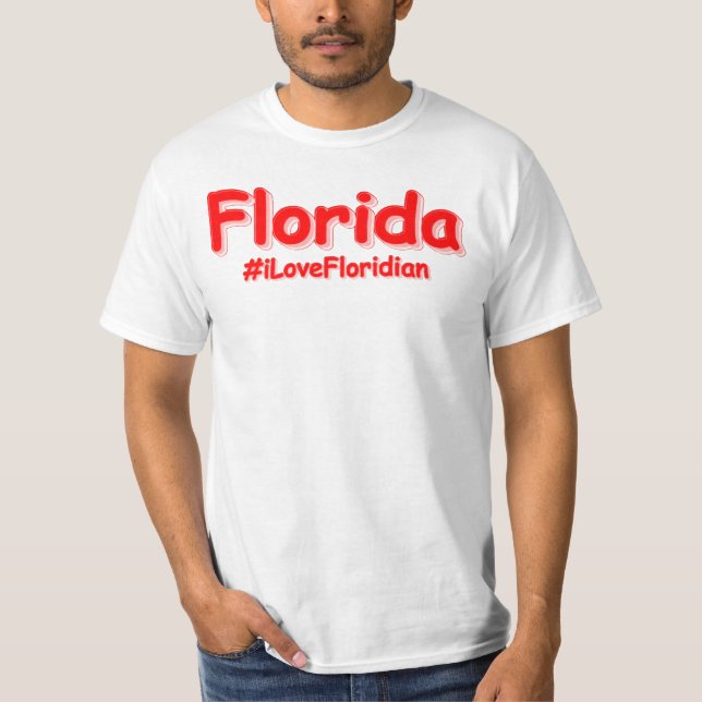 T-shirt "Florida" Joli Design. Acheter maintenant (Devant)
