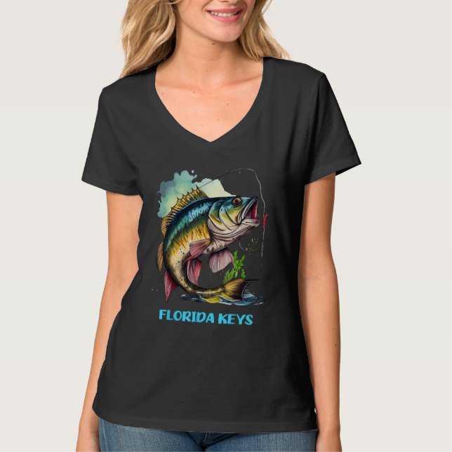 T-shirt Florida Keys FL Fly Fishing Trip Fisher Flyfishing (Devant)