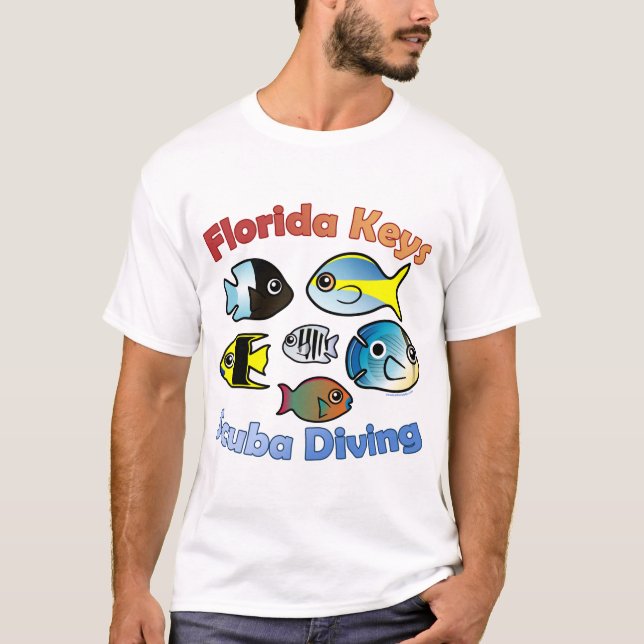 T-shirt Florida Keys Plongée sous-marine (Devant)