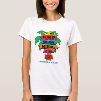 T-shirt Florida Keys Road Sign