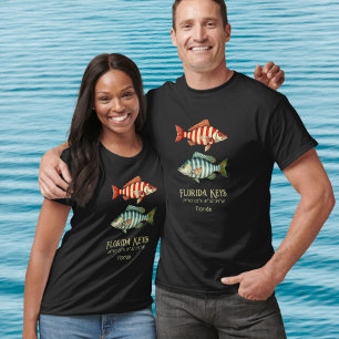 T-shirt Florida Keys vêtements de pêche nautique