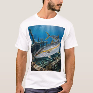 T-shirt Florida Man Greater Amberjack Reef Fish