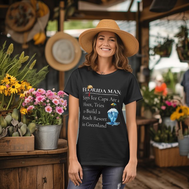 T-shirt Florida Man Iceberg Beach Resort Femmes (Créateur téléchargé)