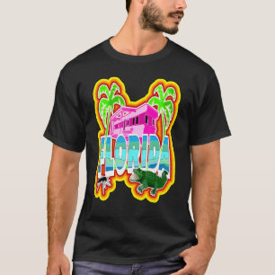 T-shirt Florida Mosquito Alligator Trailer Mobile Home Re