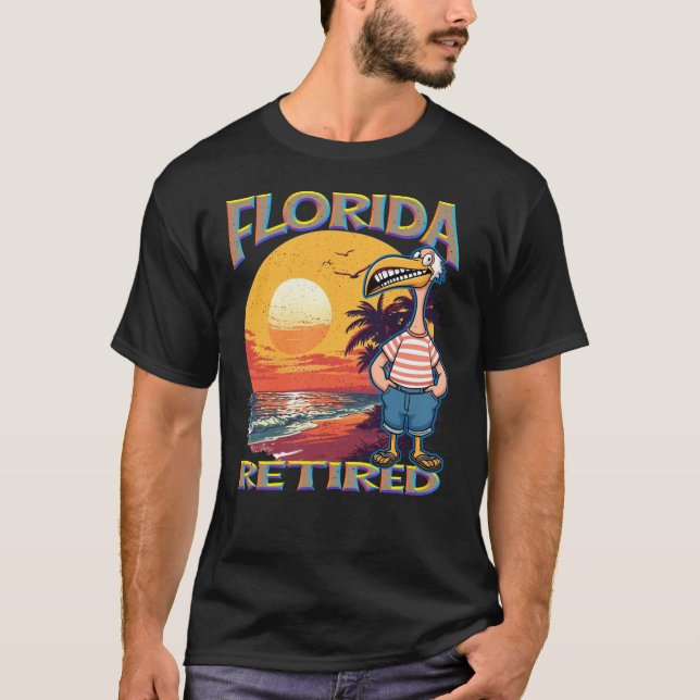 T-shirt Florida RETIRED  (Devant)