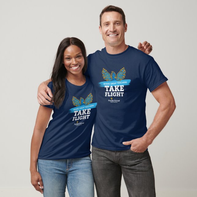 T-shirt Florida Virtual High School "Envolez-vous"  (Unisexe)