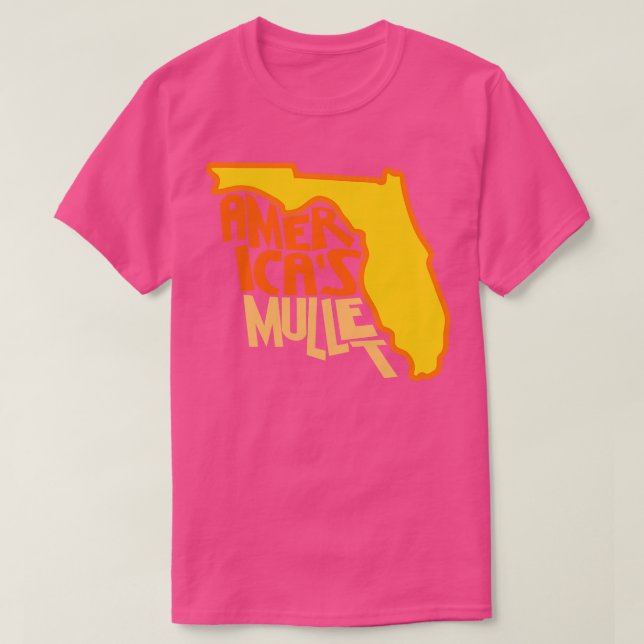 T-shirt Floride Amérique Mullet (Design devant)