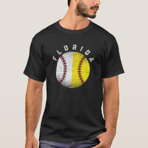T-shirt Floride Baseball Et Softball Floridien Coach Jouer
