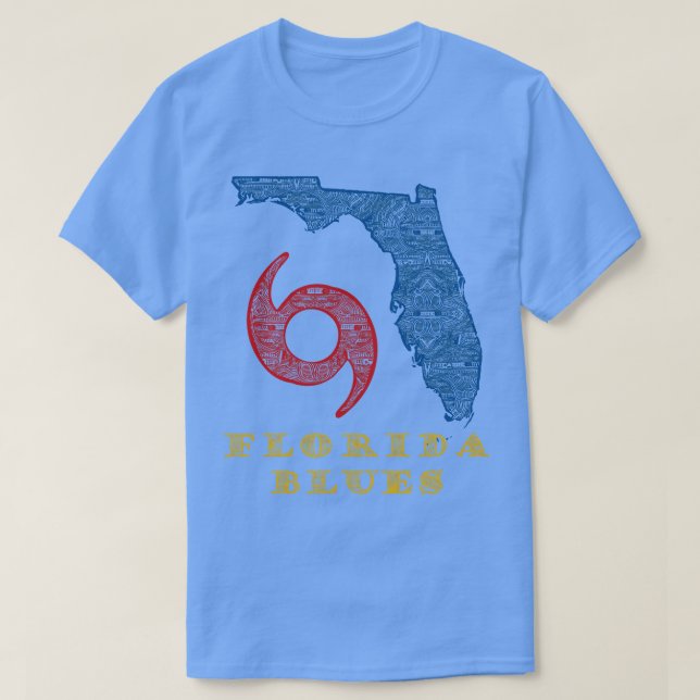 T-shirt Floride Blues (Design devant)