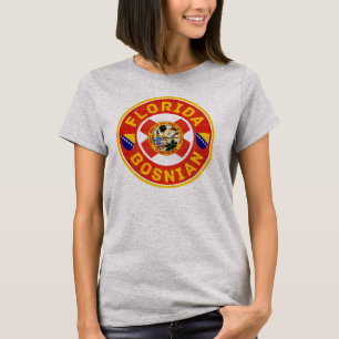 T-shirt Floride Bosniaque Américaine Dames Tee