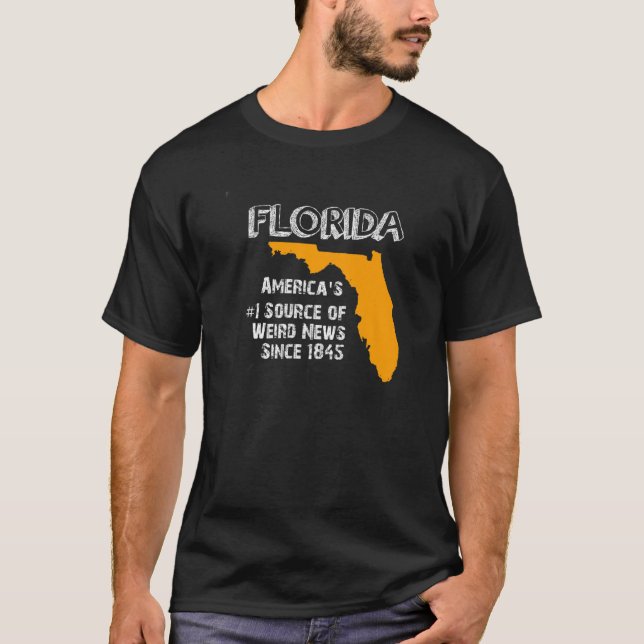 T-shirt Floride "Capital de mauvaises nouvelles" (Devant)