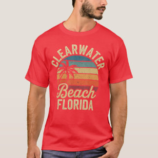 T-shirt Floride Clear Water Beach Vacances Souvenirs Famil
