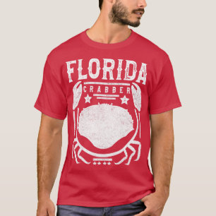 T-shirt Floride Crabbre Floridien Crabbing Crabbing Stone 