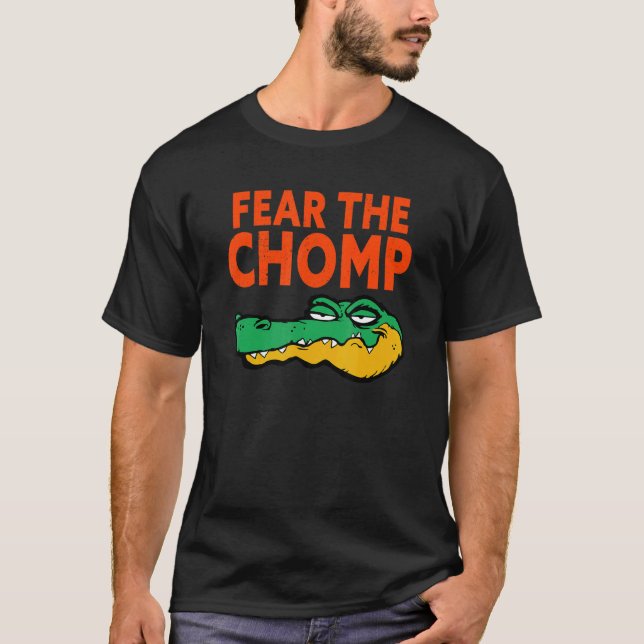 T-shirt Floride Craindre Le Chomp Gator 1 (Devant)