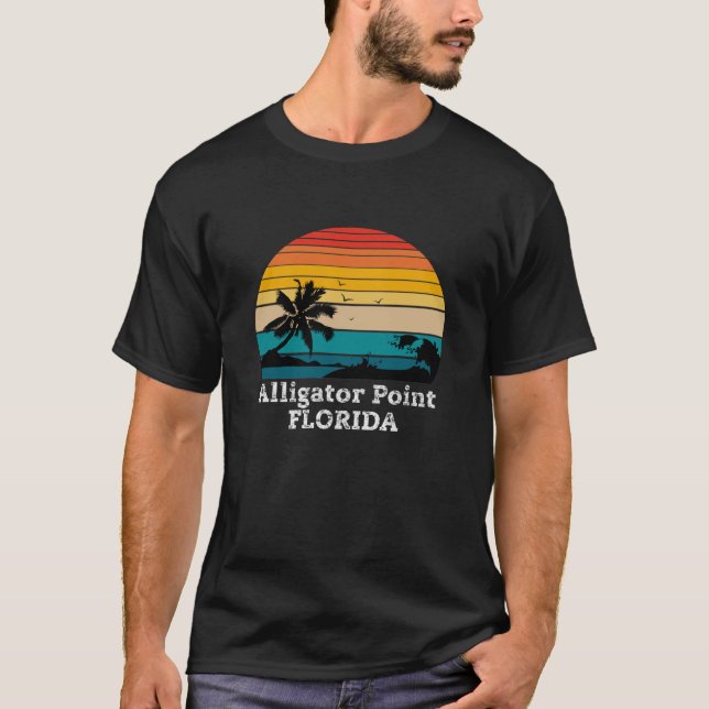 T-shirt FLORIDE D'Alligator Point (Devant)