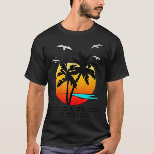 T-SHIRT FLORIDE DE PLAGE DE CACAO, DESTINATION